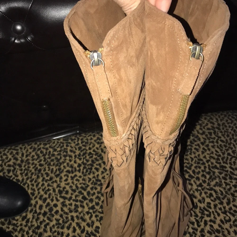 Mudd Knee high Boots with Fringe